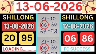 13/06/2026 Shillong Teer Common Number Today || Shillong Teer Target Number