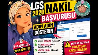 LGS 2026 Nakil Tercihleri Başladı! e-Okul'da Adım Adım Başvuru Rehberi