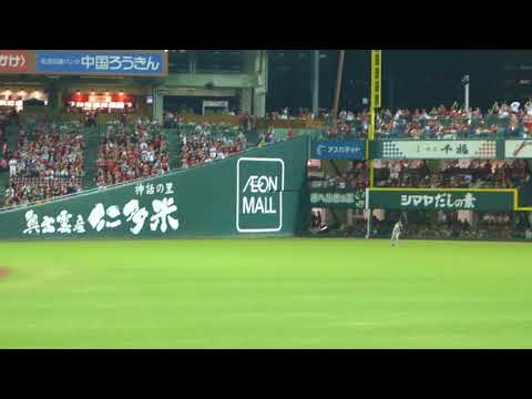 2017-09-22カープ野間 峻祥のタイムリー。
