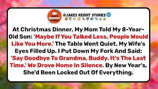 Full Mom Crushed My Son At Christmas Dinner With One Sentence. We Left And Never Came Back. News