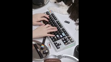 Rainbow keycap#crypto #mechanicalkeyboard #keycap #customkeyboard #keyboard #fyp #typewriter