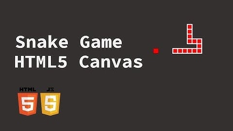 Snake game tutorial using html5 canvas javascript & jquery