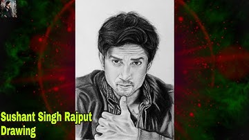 Sushant Singh Rajput Drawing || Time-Lapse #SushantSinghRajput