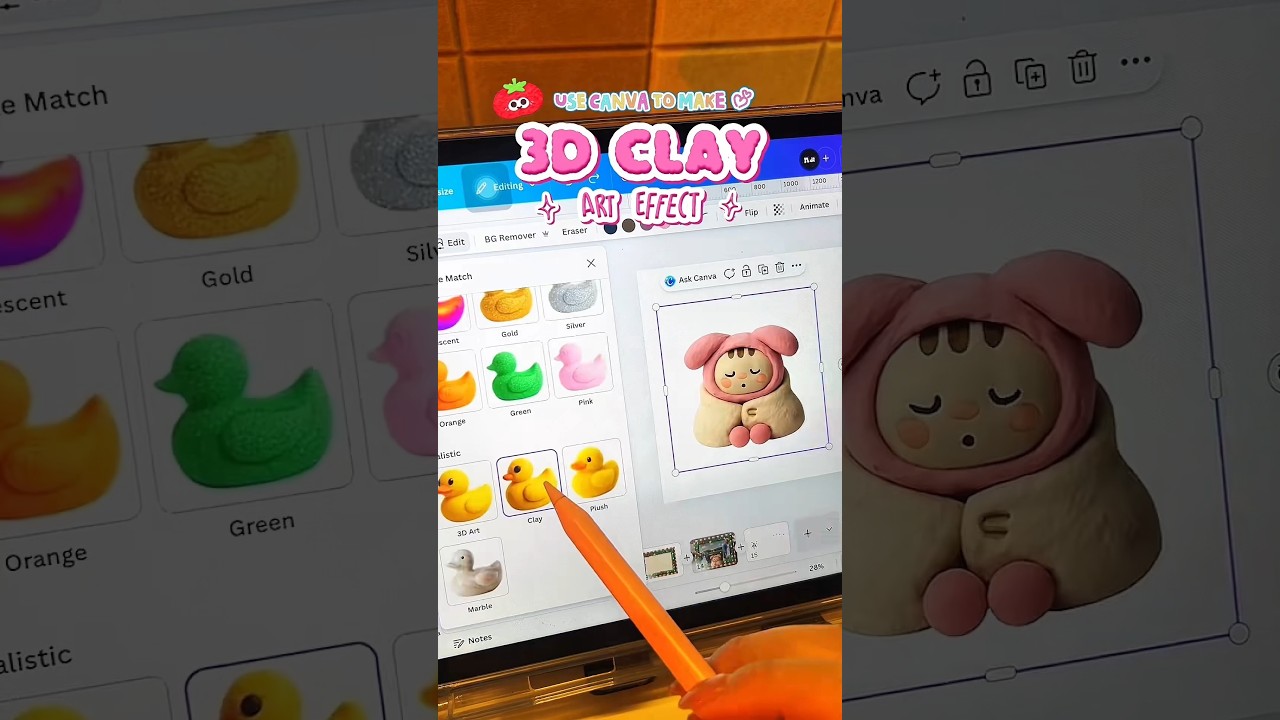 3D Clay Effect