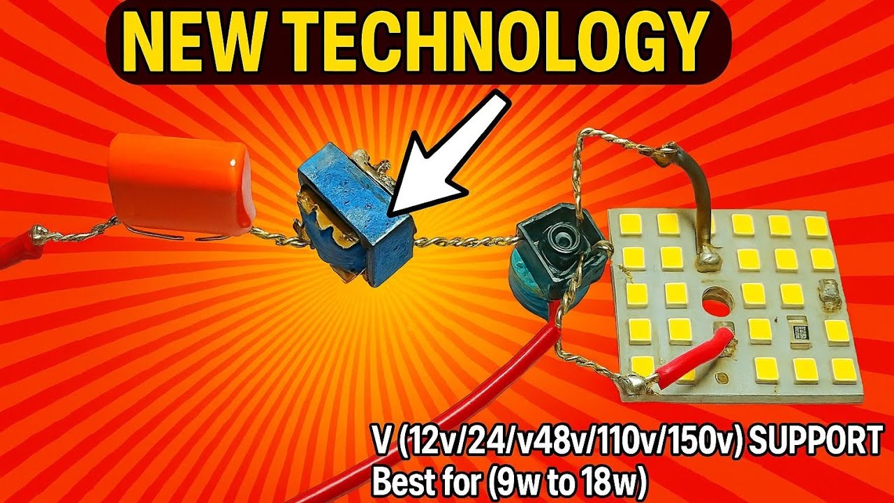 Dropper Led New Technology-9w High quality pf led driver||capacitor dropper circuit ...