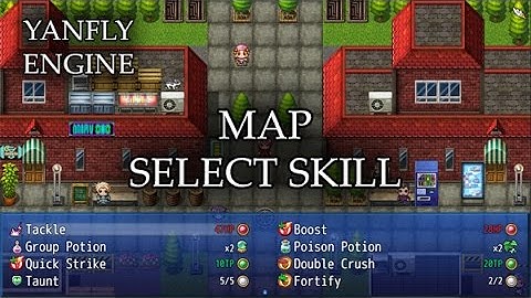 YEP.87 - Map Select Skill - RPG Maker MV