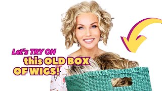 Let's TRY ON this OLD BOX OF WIGS I found! | 8 WIGS IN HERE! | Can I still WEAR THEM?!