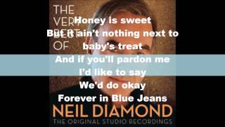 neil diamond- forever in blue jeans lyrics chords