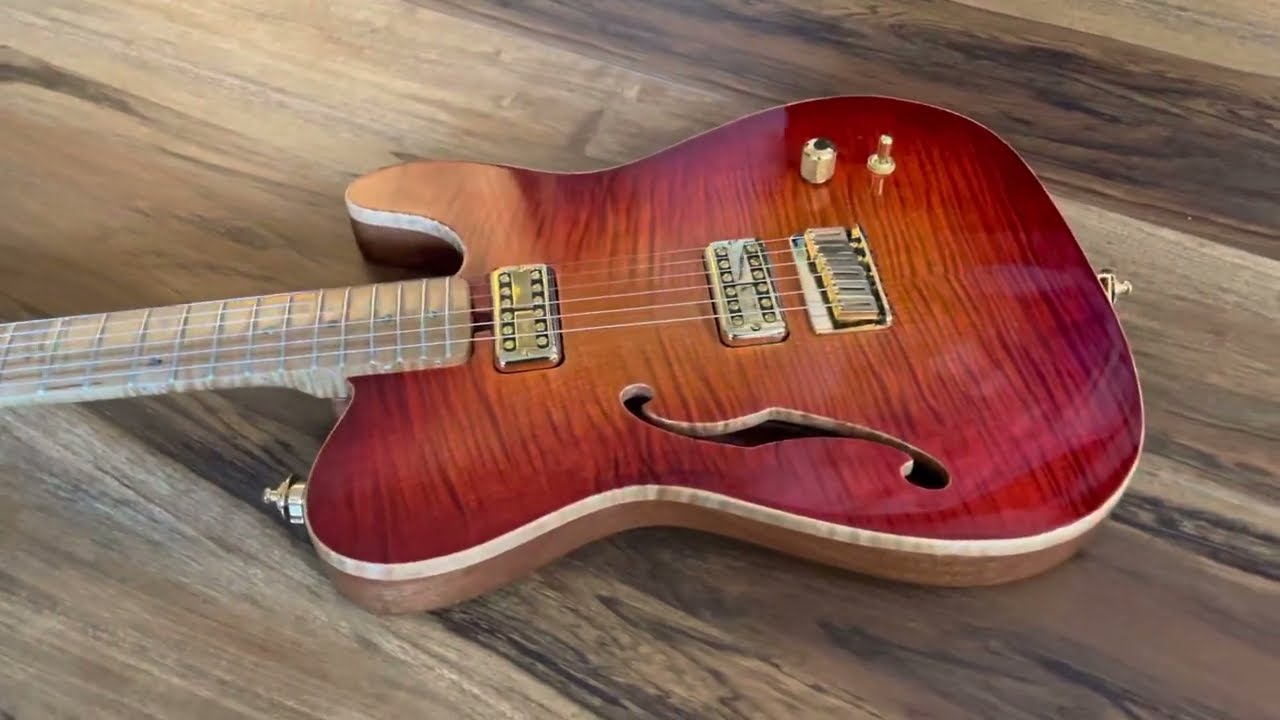 Just finished building this tele for Les Allen