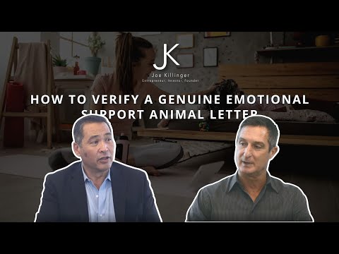 How To Verify A Genuine Emotional Support Animal Letter