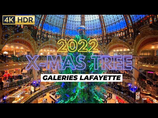 Paris workers disrupt Galeries Lafayette Christmas tree-lighting ceremony