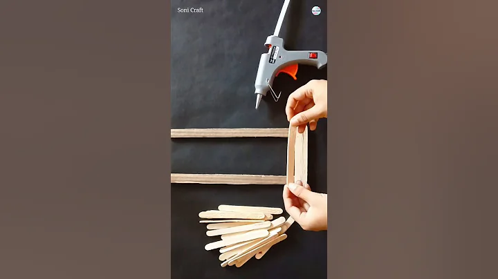 DIY wall hanging with ice cream stick🥰🎉/ice cream stick craft idea/#short #youtubeshorts #shortsfeed