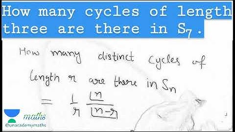 Number of cycles of length r Symmetric group Short tricks||Unacademymaths|| Unacademy maths||