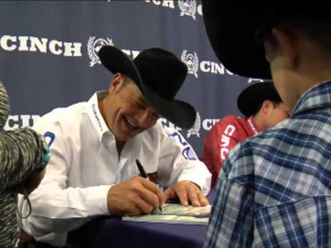 Cody Ohl and Fred Whitfield at National Finals Rodeo 2010