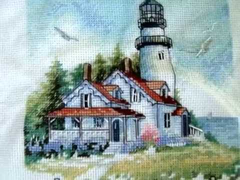 Вышивка крестом: Dimensions 65057 Живописный маяк.