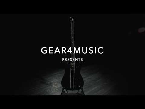 harlem-4-bass-guitar,-black-|-gear4music-demo