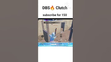 DBS Clutch 🔥 wait for end #shorts #bgmi #viral