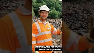 How do we check reservoir levels? #water #reservoir #engineering #yorkshire