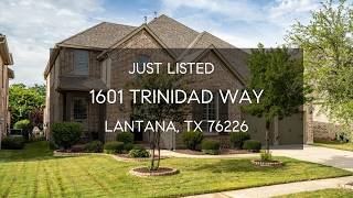 Just Listed || 1601 Trinidad Way, Lantana, TX 76226