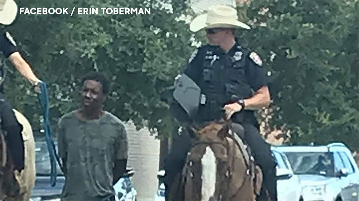 WATCH LIVE: Attorney for man seen in photo being led by Galveston police using rope discusses case