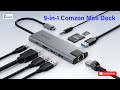 Introducing the Comzon 9-in-1 USB C mini dock
