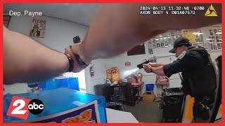 Body camera videos shows Clark County deputies shoot, kill carjacking suspect by KATU News 921 views 9 days ago 2 minutes, 14 seconds