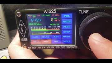 ATS-25 DSP receiver VS XHDATA D-808 portable Trenton Military 6754 kHz USB Shortwave