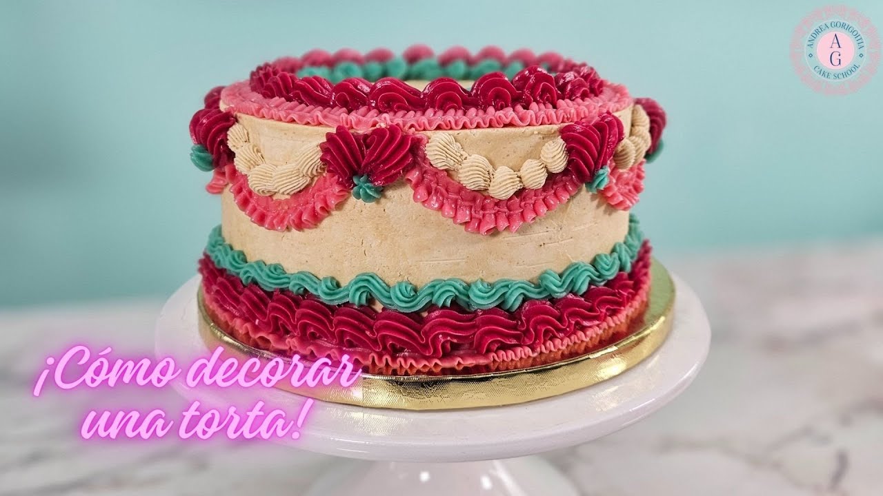 ¡CÓMO DECORAR UNA TORTA! || ANDREA GORIGOITIA