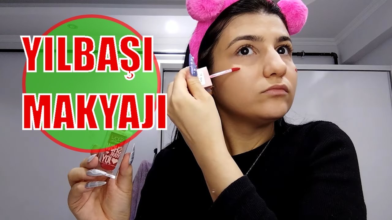 2023 YILBAŞI MAKYAJI VE KOMBİNİ | KIRMIZI RUJ MAKYAJI