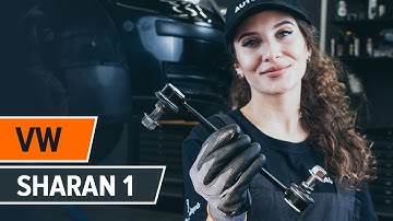 Cómo cambiar la bieleta de la barra estabilizadora delantera en VW SHARAN 1 [TUTORIAL DE AUTODOC]