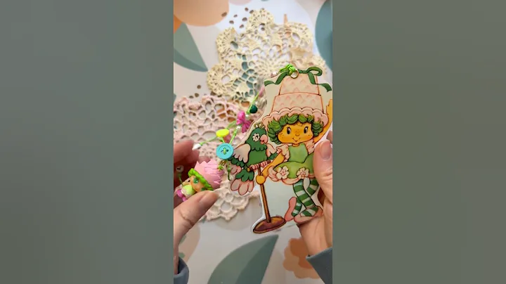 Strawberry Shortcake Junk Journal Charms #junkjournaling #junkjournal #junkjournalideas