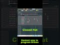 Easiest way to program Drums 🥁 in FL Studio #shorts  #makingbeats  #flstudio #cheatcodes  #drums