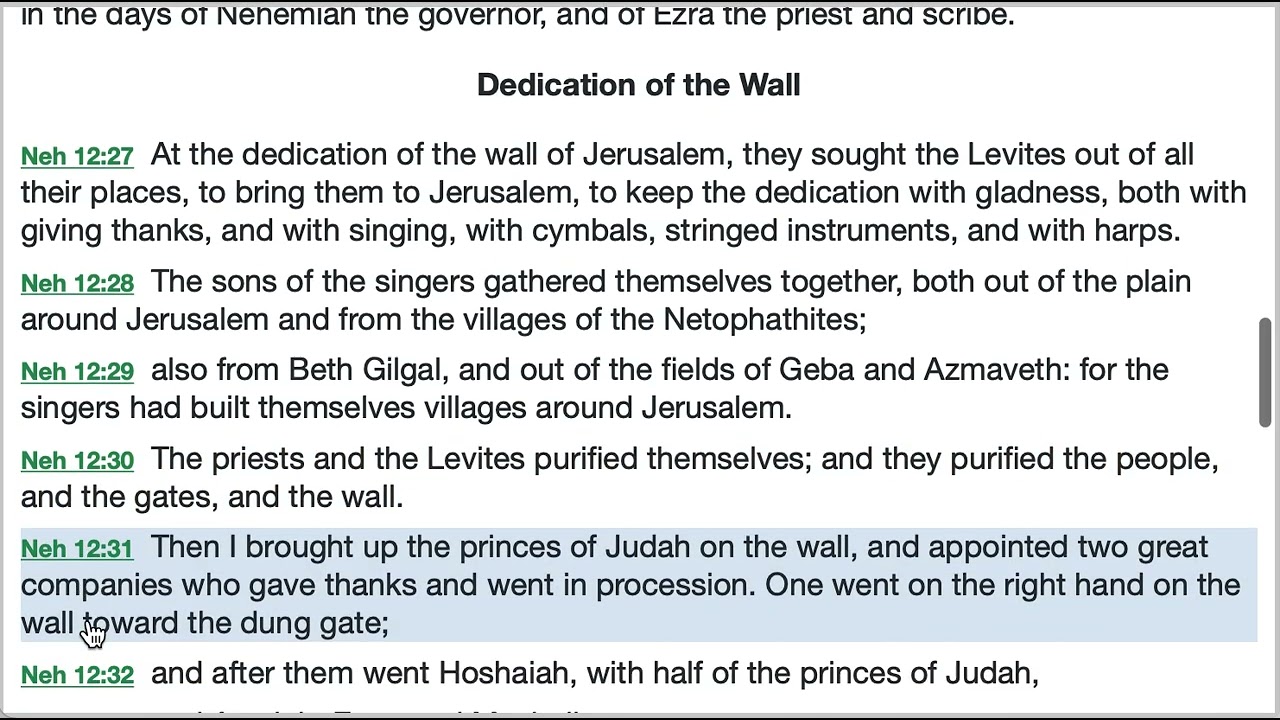 Nehemiah 12 Explained
