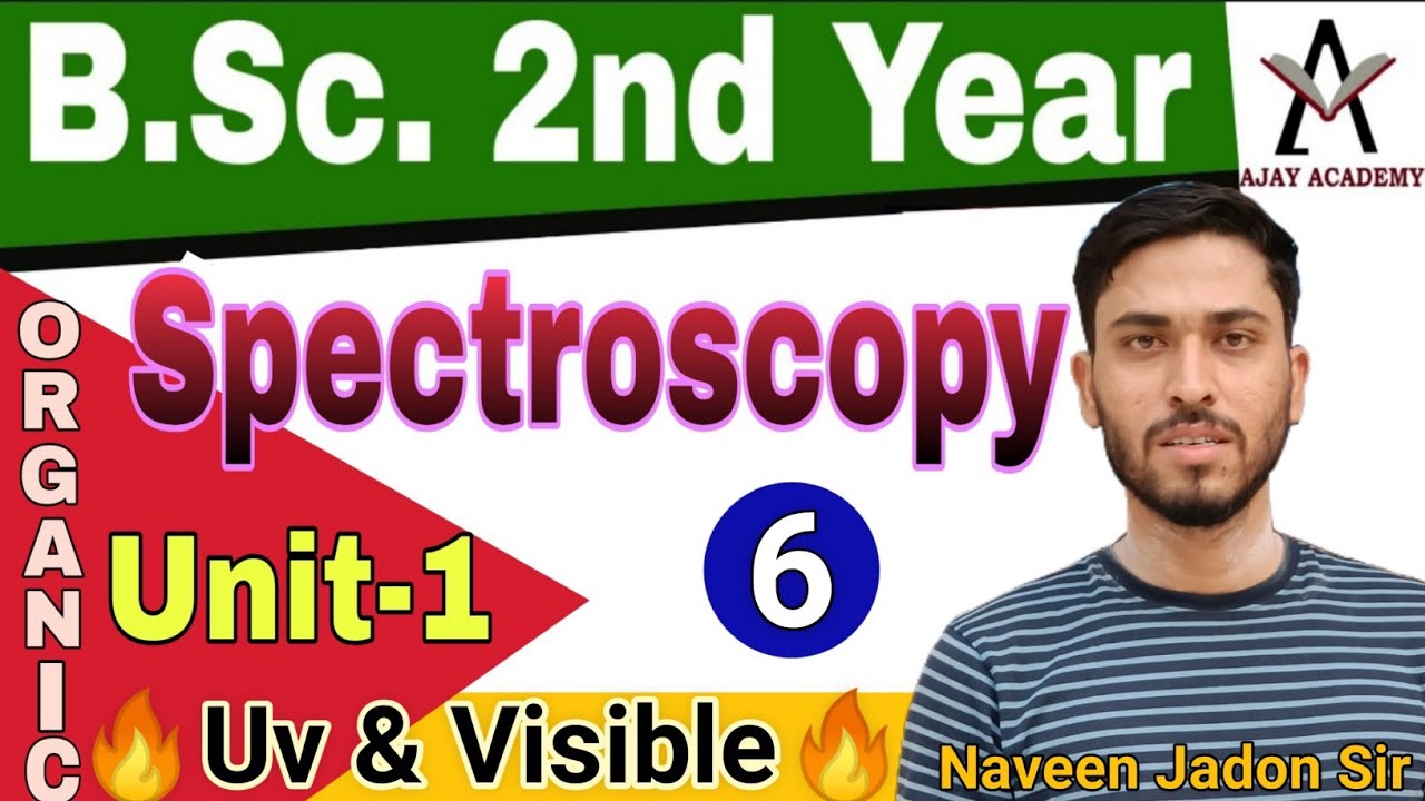 B.Sc. 2nd Year Organic Chemistry In Hindi Unit1 Spectroscopy UV
