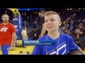 11-Year-Old Kid Shows Off His Handles on Warriors Ground