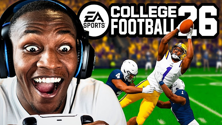 I PLAYED COLLEGE FOOTBALL 26 FOR THE FIRST TIME!
