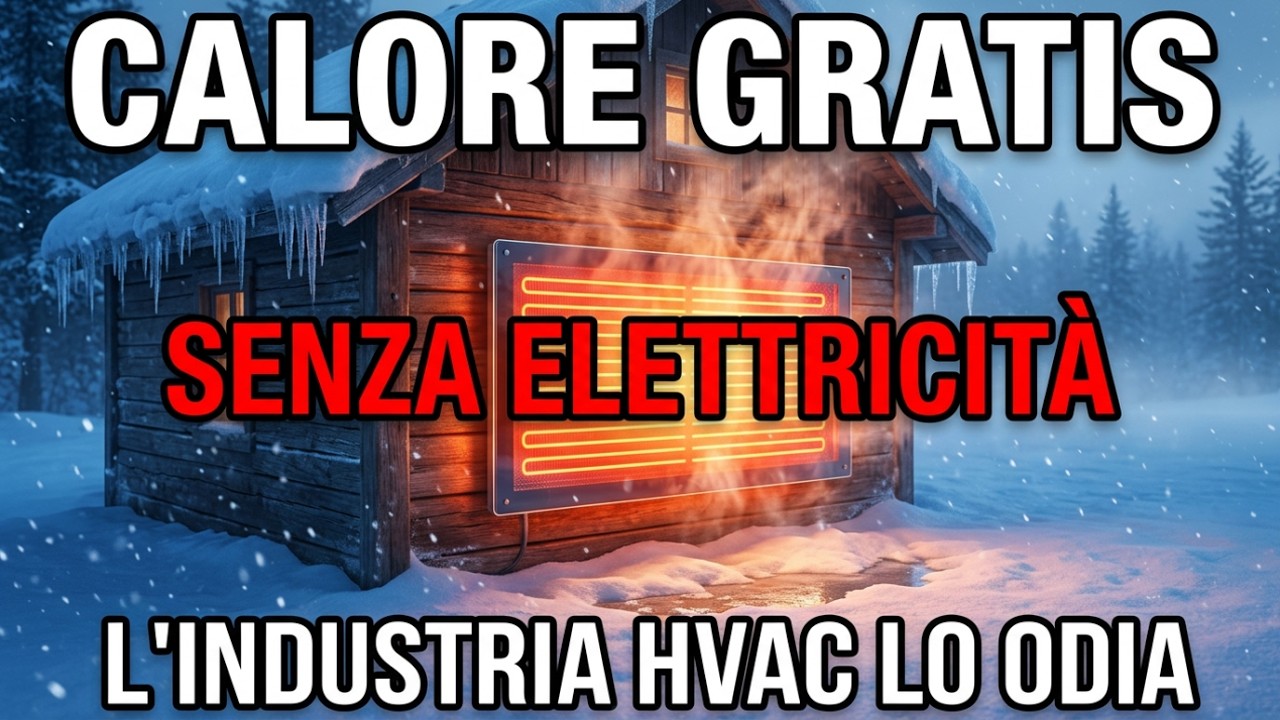 Questo Pannello Da $50 Riscalda Casa Gratis Tutto L’Inverno: Perché L’HVAC Lo Nasconde?