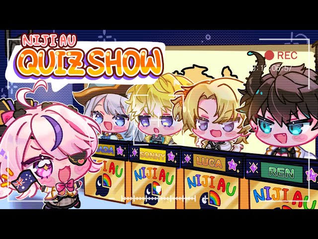 【NIJIAU QUIZSHOW】 Who's The True Blue Australian【NIJISANJI EN | Maria Marionette】のサムネイル