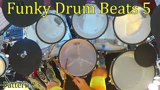 Funky Drum Beats Drum Lesson 5 Pattern 23