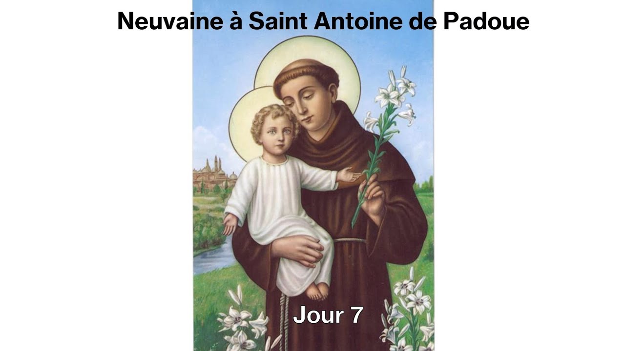 Neuvaine à Saint Antoine de Padoue jour 7 - 9 neuvaines pour une grâce spéciale 