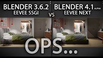 Eevee Next (Blender 4.1 Alpha) vs Eevee SSGI (Blender 3.6.2)