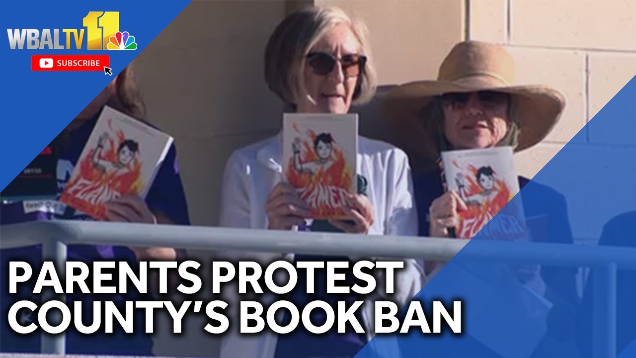 Parents protest school board decision to ban book