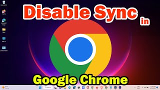 how to disable sync in google chrome on pc or laptop