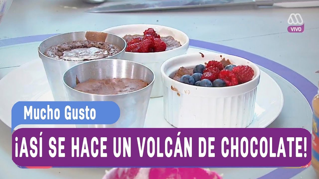 ¡Así se hace un volcán de chocolate! - Mucho gusto 2018