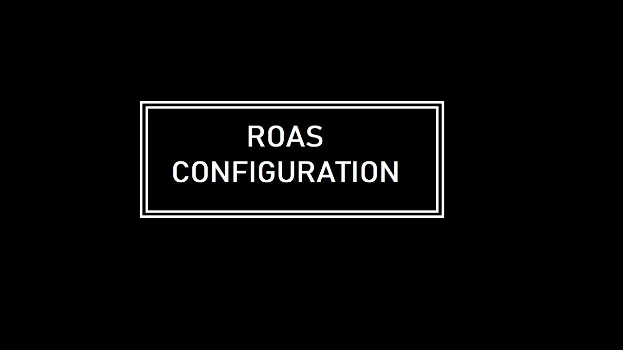 ROAS CONFIGURATION in Packet Tracer - YouTube