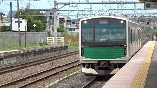 【電池で走る電車】EV-E301系V2編成　烏山線 宇都宮行き　宝積寺駅到着