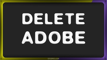 How to completely uninstall/Delete adobe programs/files from Windows 11 computer