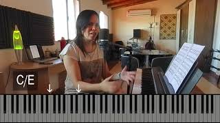 Miniatura de vídeo de "6- Santo por siempre | Chris Tomlin & Miel San Marcos | Piano tutorial"