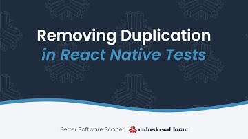 Removing Duplication in our React Native Tests via the React Render Builder