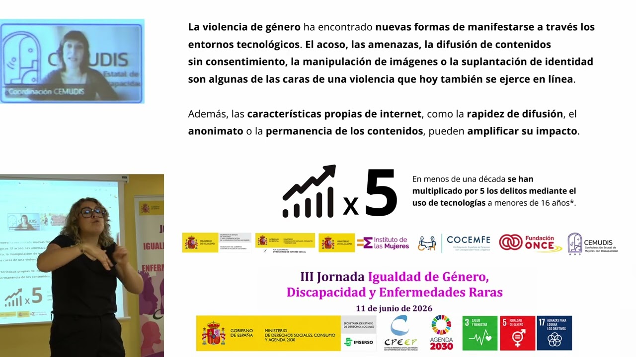 III Jornada Igualdad de Género, Discapacidad y Enfermedades Raras (11 de junio de 2026)